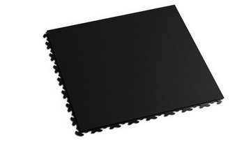 Profilor Invisible PVC Klick-Fliesen Black mit verdeckter Kante, Bodenbelag fr Fitnessstudio/Werkstatt Lager und Garage